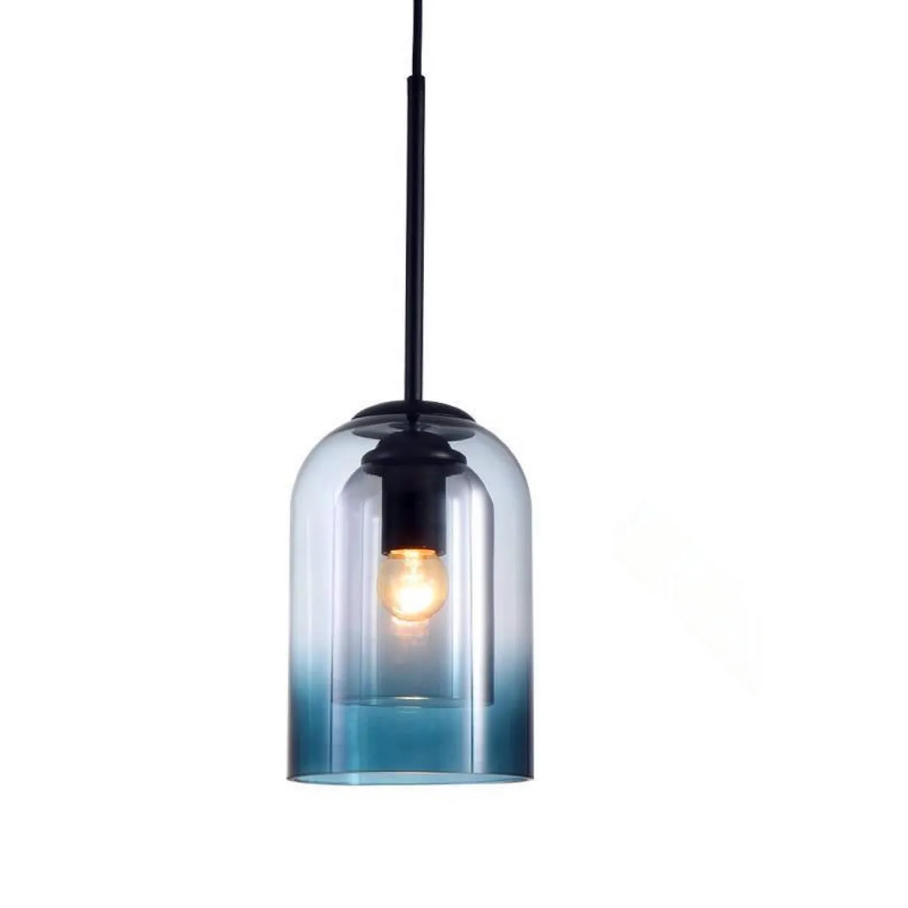Подвесной светильник ARIA 3 lamps Plank Turquoise от ImperiumLoft