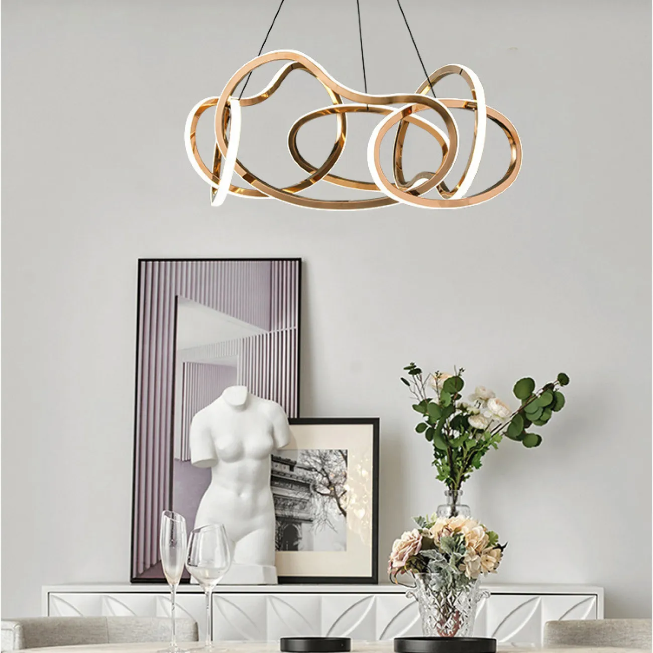 Подвесная люстра OTEA CH D120 от ImperiumLoft