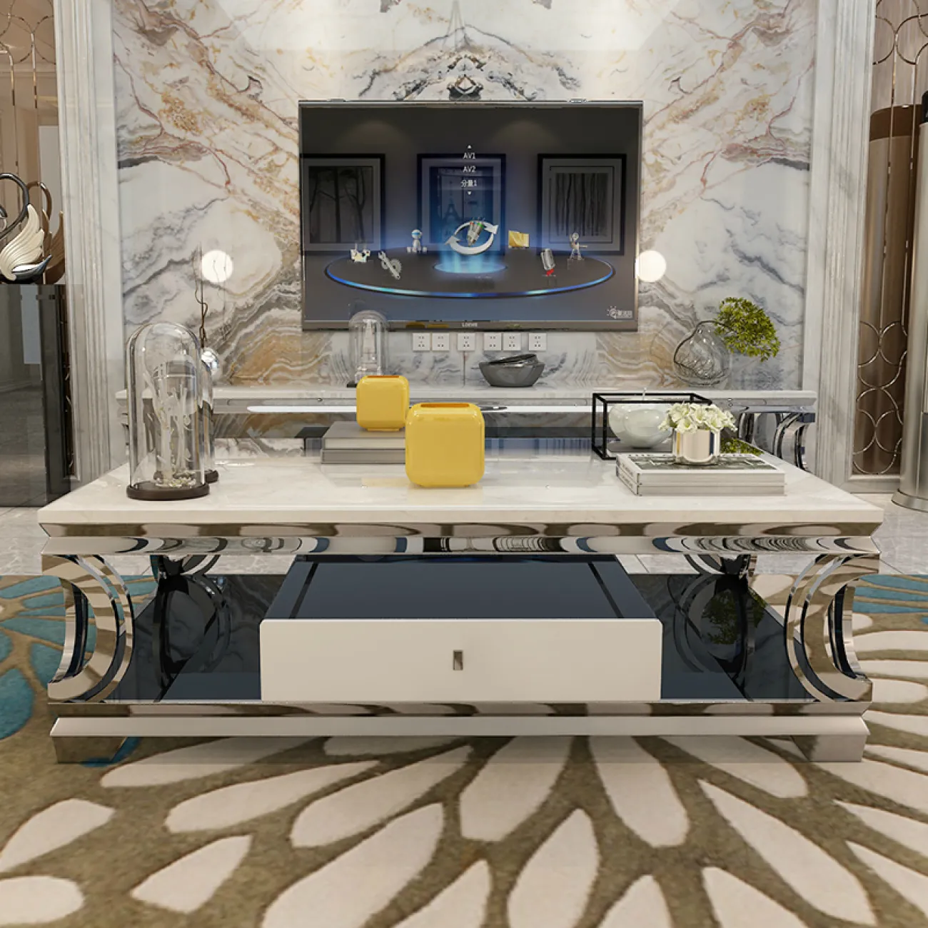 Дизайнерский журнальный столик LaLume-AP002041