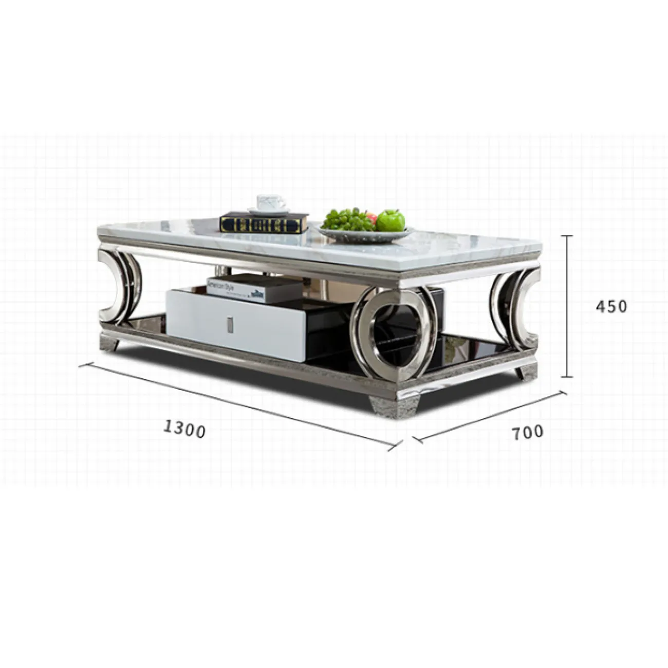 Дизайнерский журнальный столик LaLume-AP002041