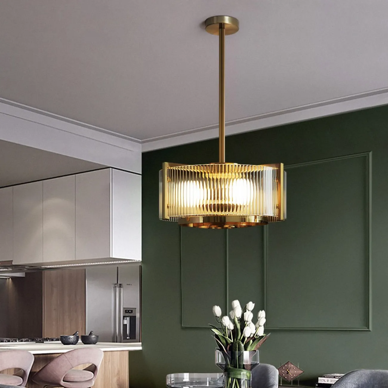 Люстра на штанге LUSSA D48 от ImperiumLoft Люстра на штанге LUSSA D48 от ImperiumLoft