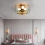 Потолочная люстра из рельефного стекла LUSSA D38 от ImperiumLoft