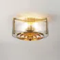 Потолочная люстра из рельефного стекла LUSSA D38 от ImperiumLoft