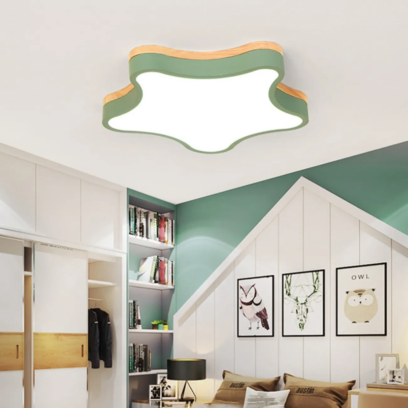 Потолочный светильник STELLA L Зеленый от ImperiumLoft