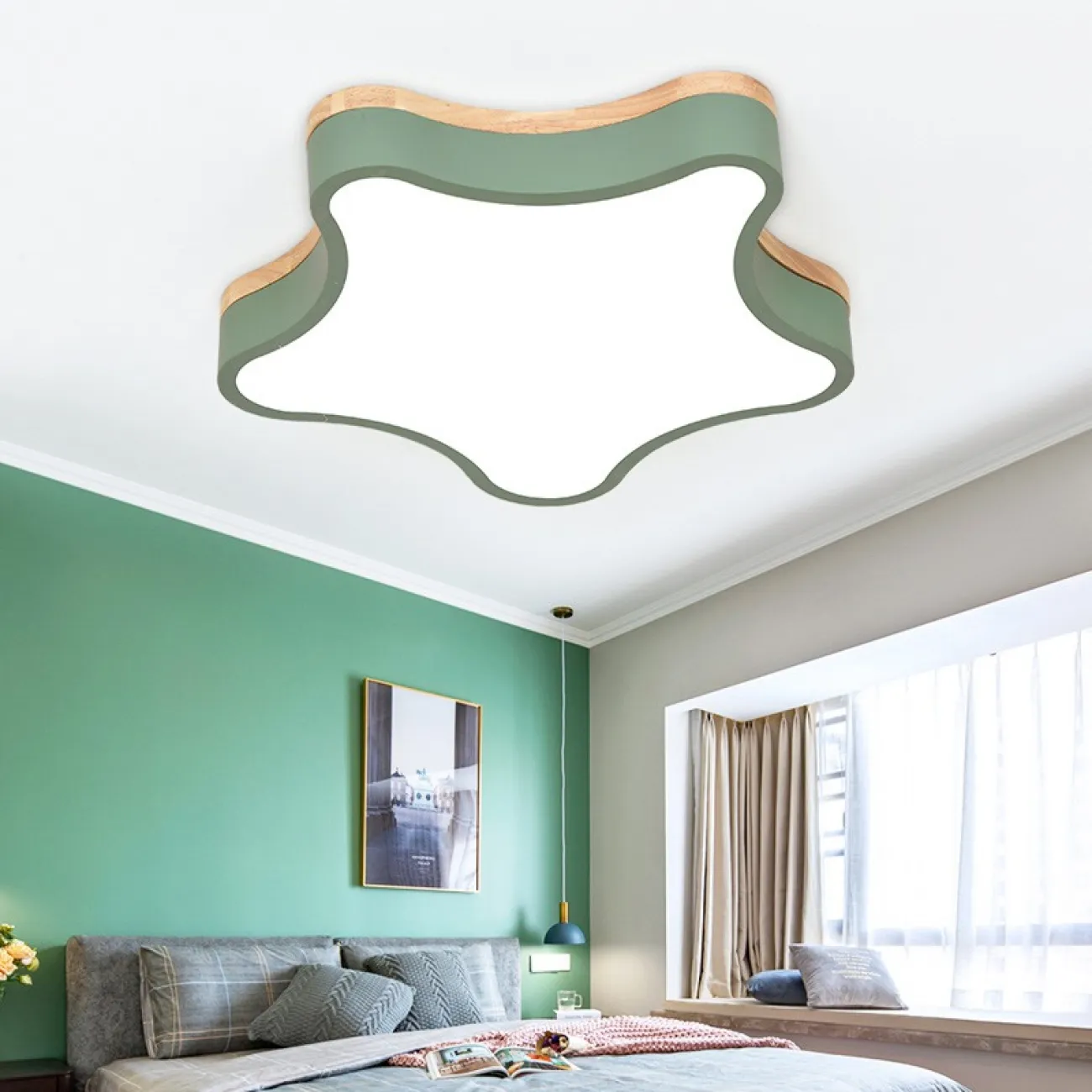 Потолочный светильник STELLA L Зеленый от ImperiumLoft