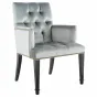 Стул с подлокотниками Parisian Сhic Silver от LaLume