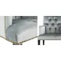 Стул с подлокотниками Parisian Сhic Silver от LaLume