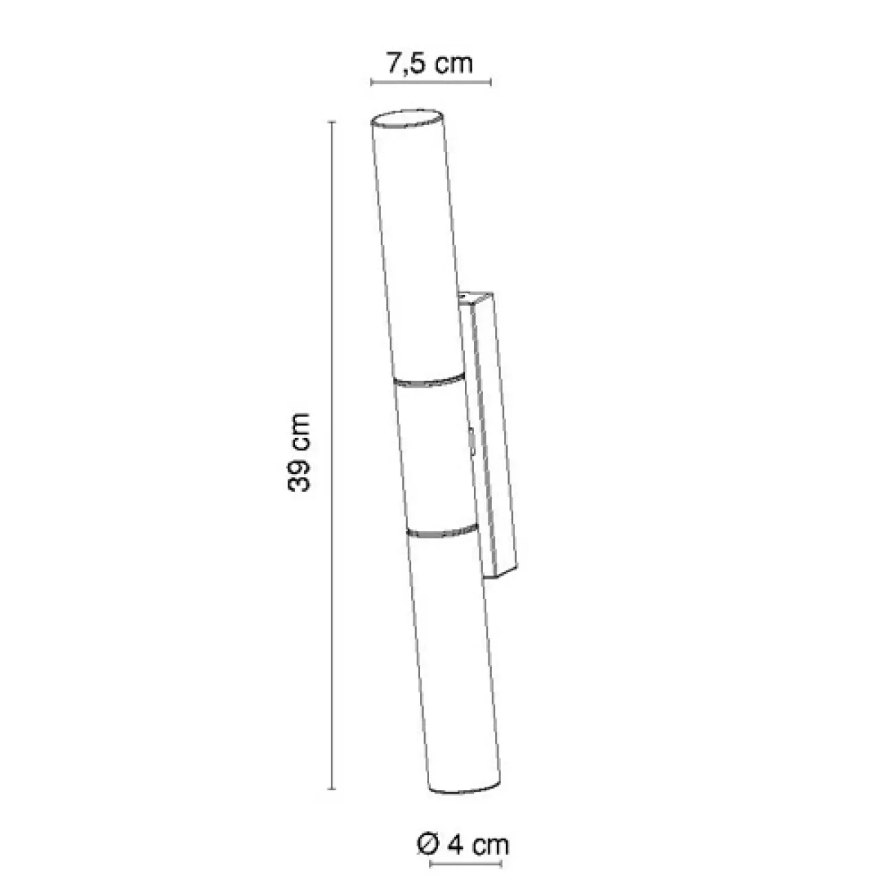 Настенный светильник Bathlight Double от LaLume