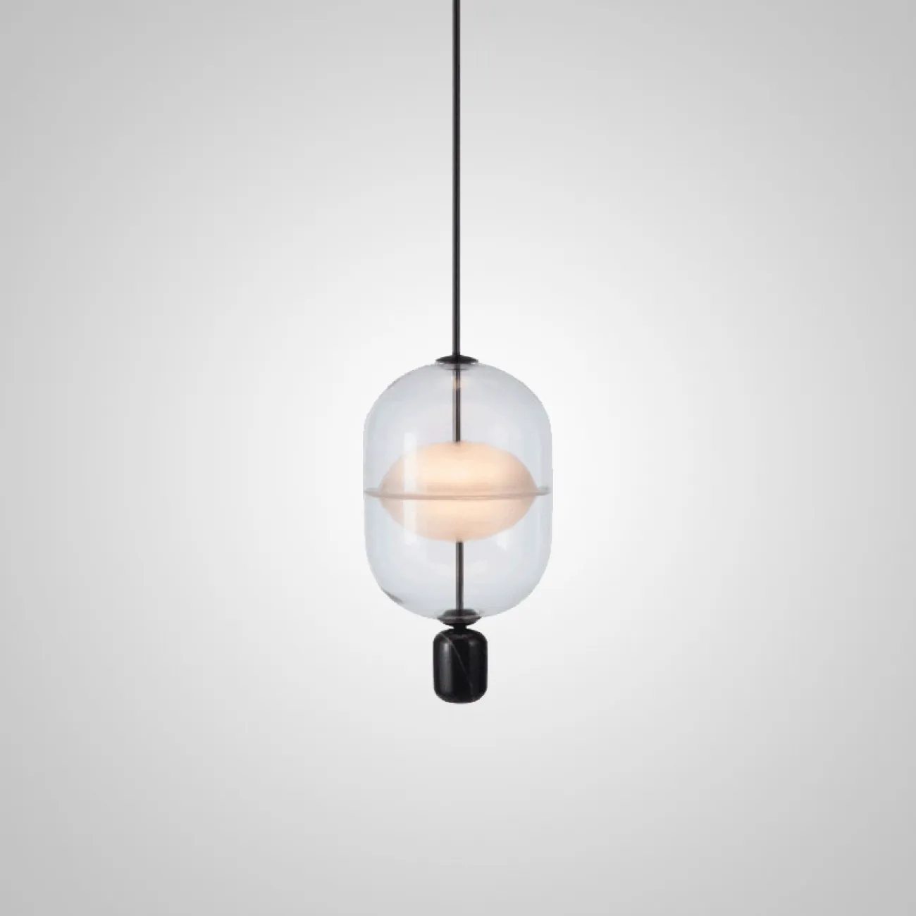 Подвесной светильник PLATTE 2 black 3000К от ImperiumLoft
