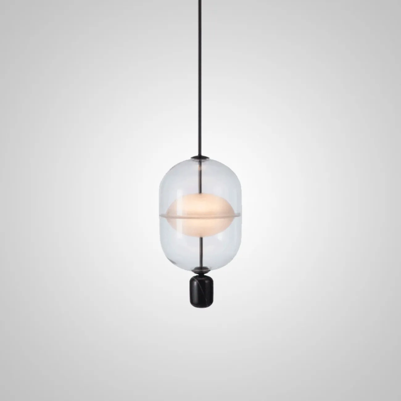 Подвесной светильник PLATTE 3 black 3000К от ImperiumLoft