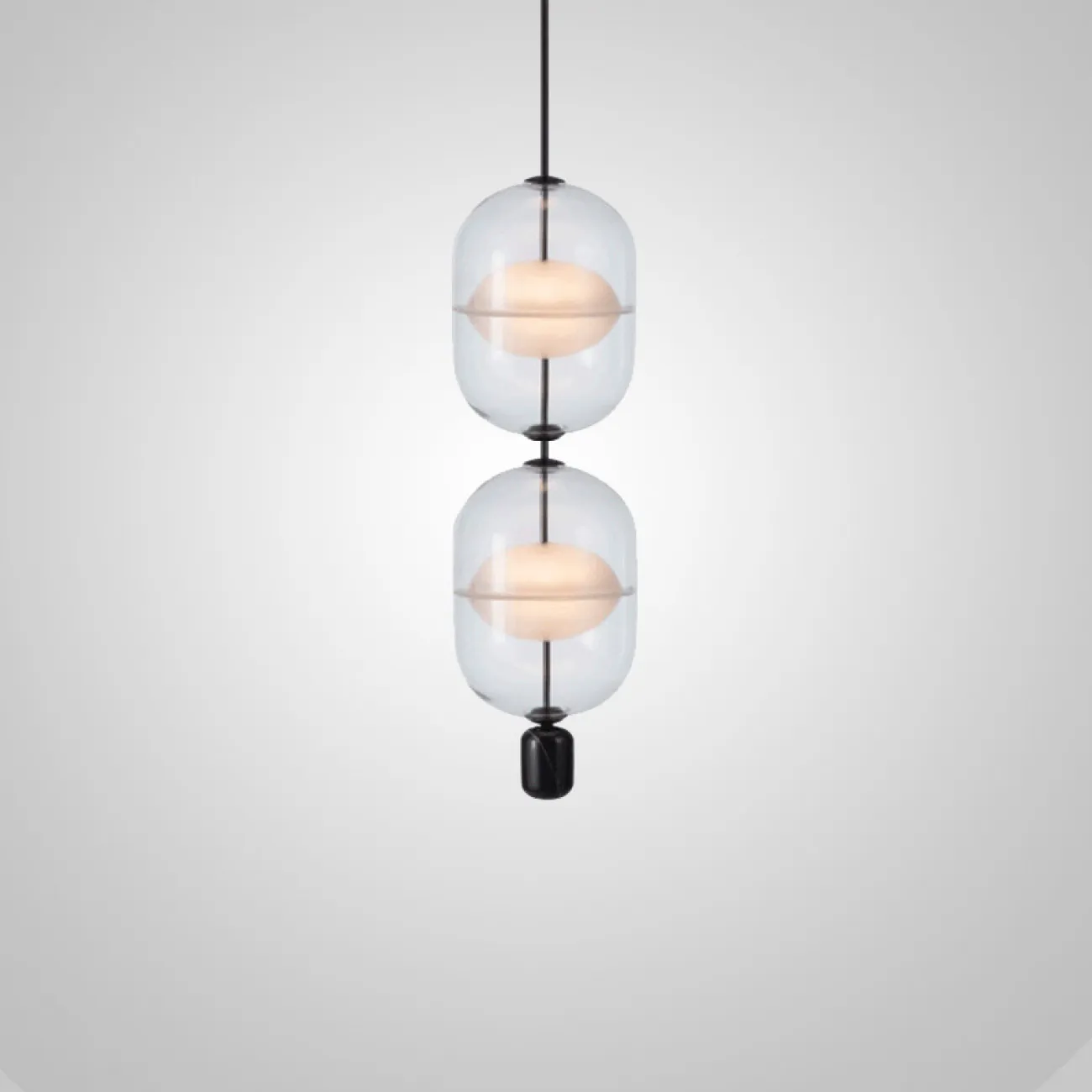 Подвесной светильник PLATTE 1 black 3000К от ImperiumLoft