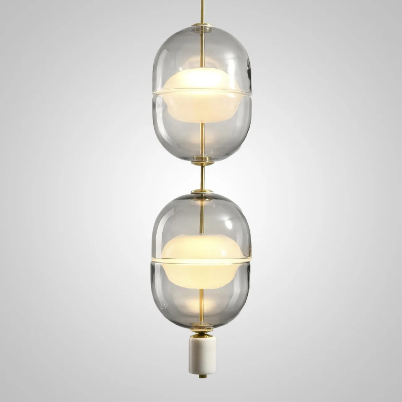 Подвесной светильник PLATTE 3 black 3000К от ImperiumLoft