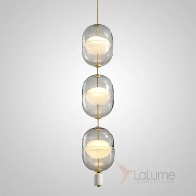 Подвесной светильник PLATTE 3 brass 3000К от ImperiumLoft Подвесной светильник PLATTE 3 brass 3000К от ImperiumLoft