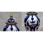 Китайская чайная ваза с крышкой Blue Pattern от LaLume