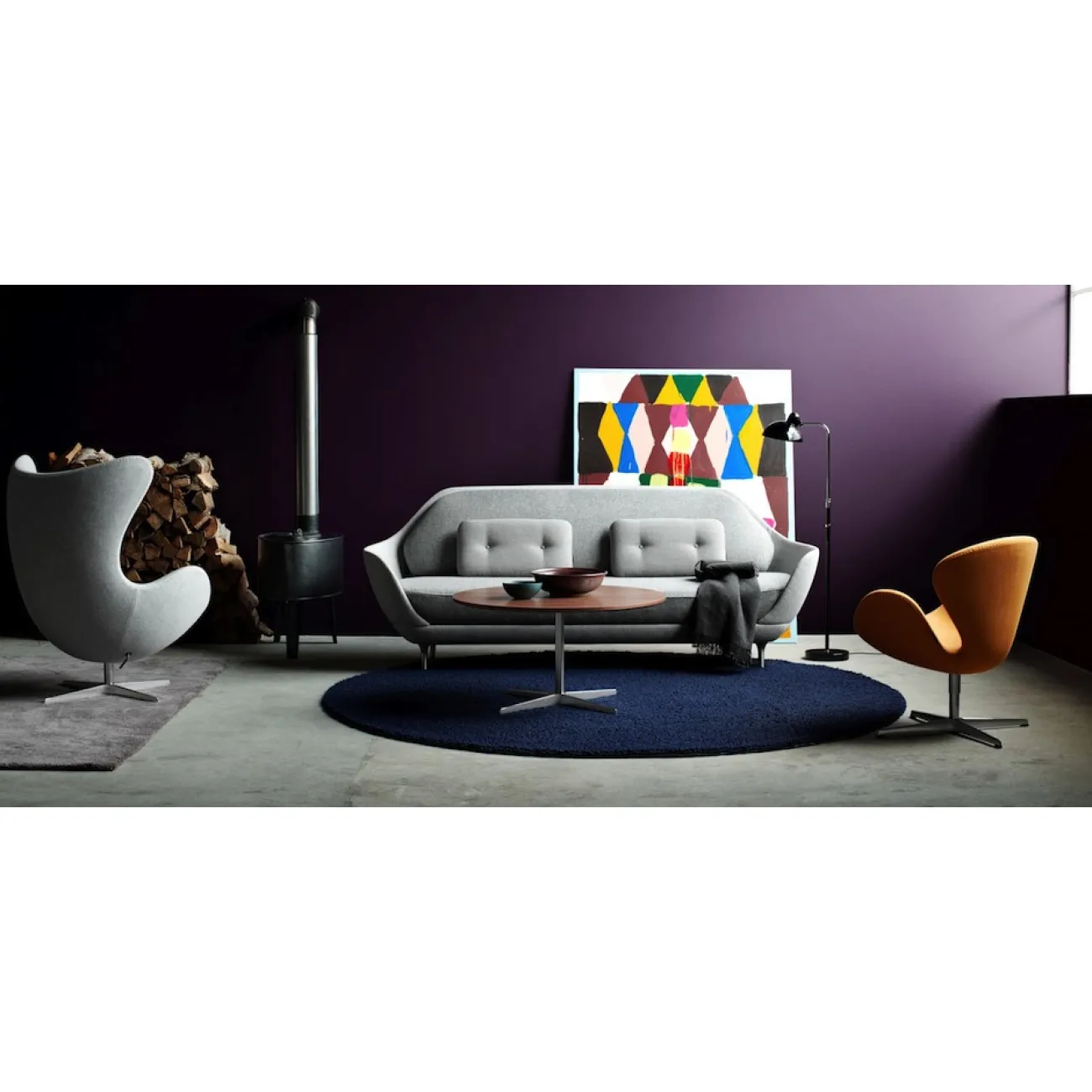 Кресло Swan designed by Arne Jacobsen		 in 1958 от LaLume