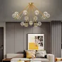 Потолочная люстра INGELA CH L5 Brass от ImperiumLoft
