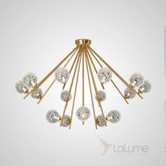 Потолочная люстра INGELA CH L15 Brass от ImperiumLoft Потолочная люстра INGELA CH L15 Brass от ImperiumLoft