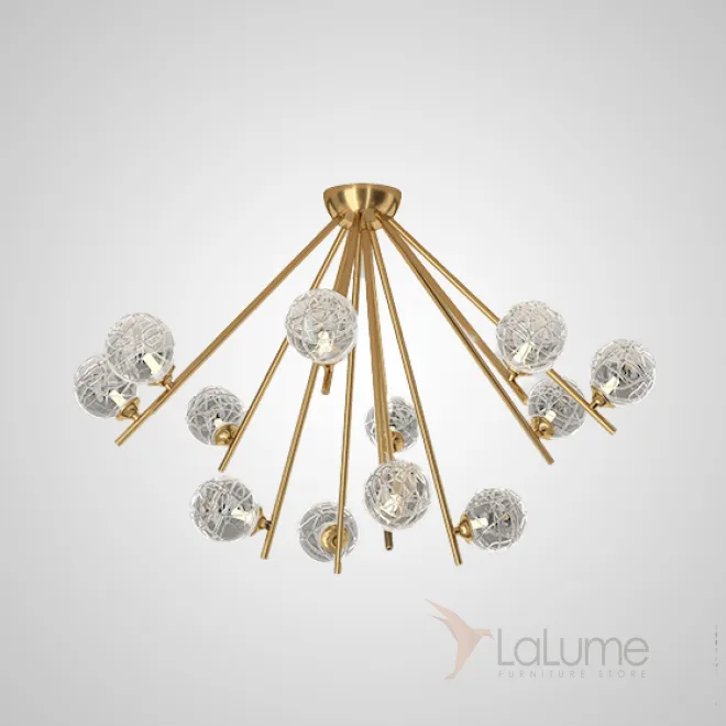 Потолочная люстра INGELA CH L12 Brass от ImperiumLoft Потолочная люстра INGELA CH L12 Brass от ImperiumLoft