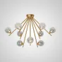 Потолочная люстра INGELA CH L5 Brass от ImperiumLoft