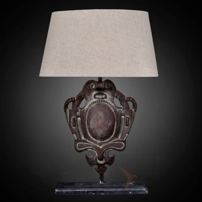 Настольная лампа RH Parisian Iron Shield Table Lamp от LaLume