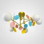 Потолочная люстра MATISSE B D80 Gold Multicolor от ImperiumLoft