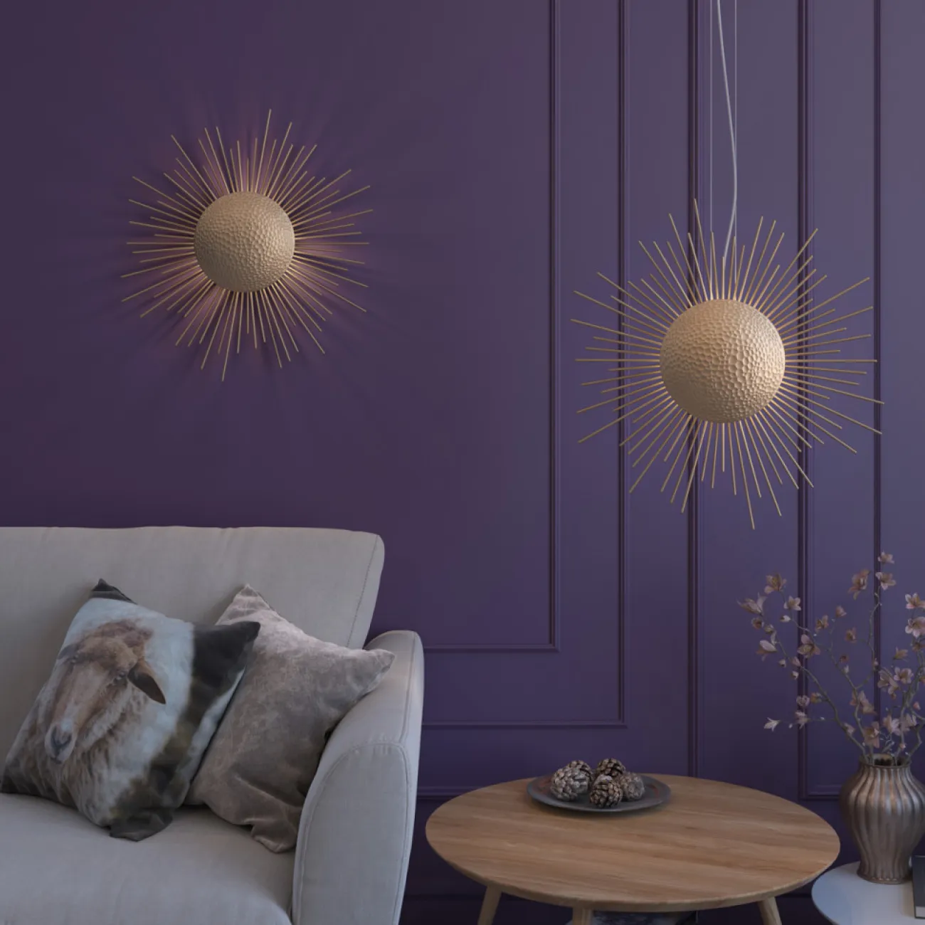 Настенный светильник SUN WALL от ImperiumLoft