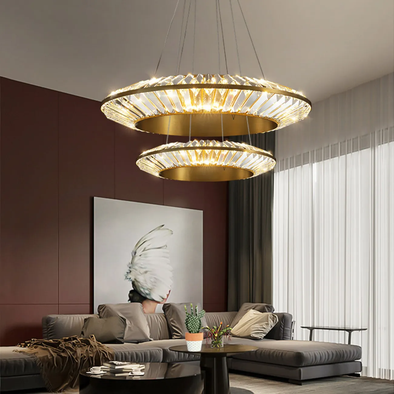 Подвесная люстра GODIVA CH D100 D60 от ImperiumLoft