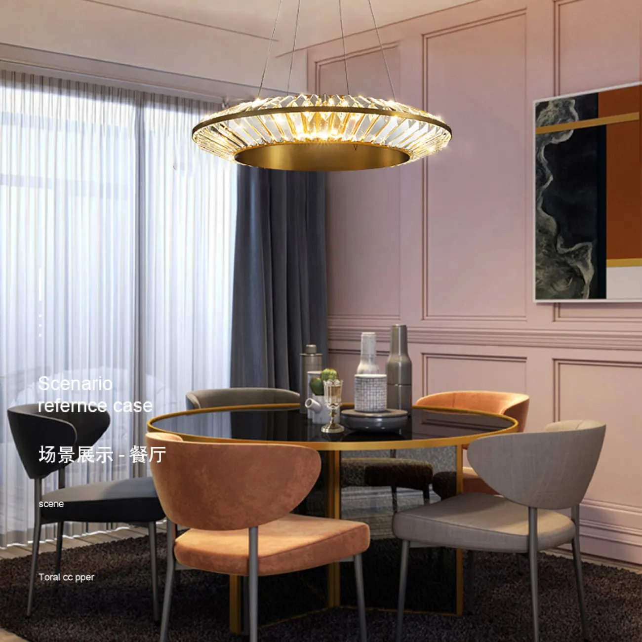 Подвесная люстра GODIVA CH D80 от ImperiumLoft