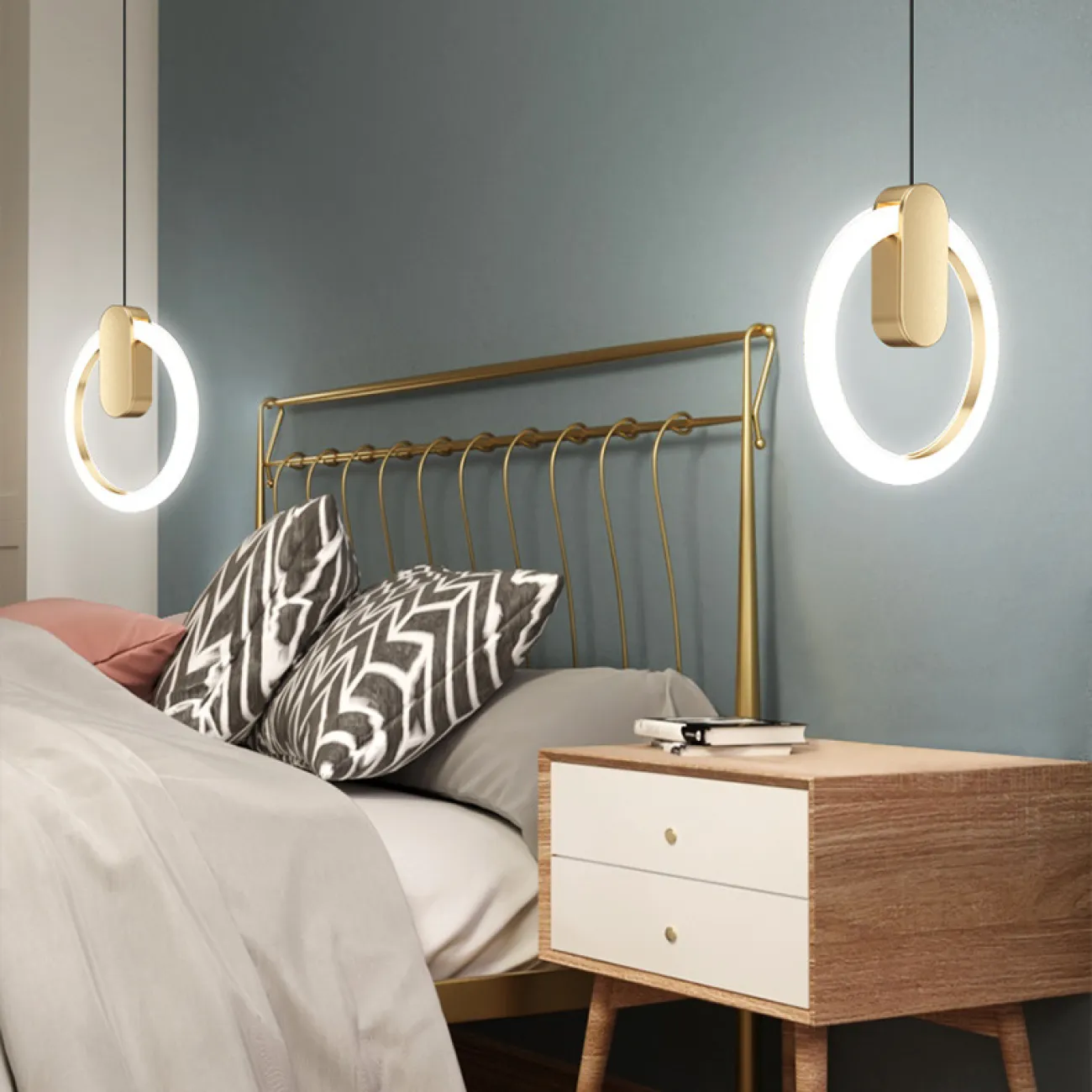 Подвесной светильник GINA D20 Black 4000К от ImperiumLoft