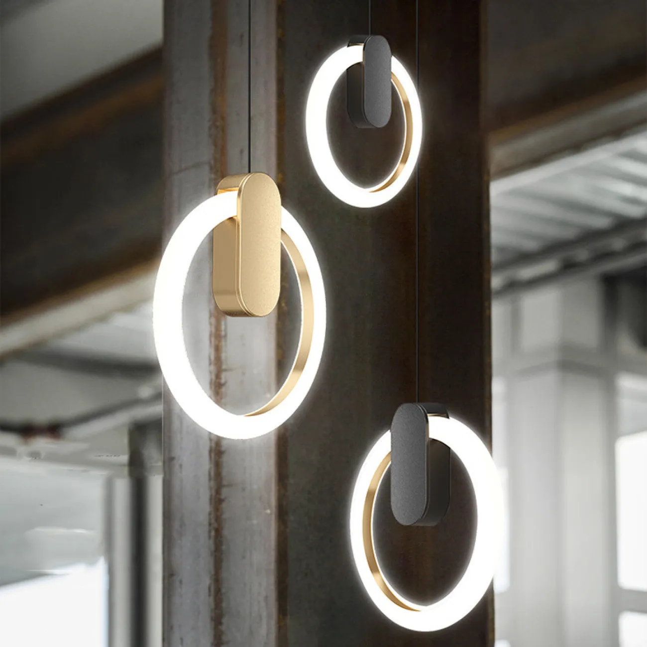 Подвесной светильник GINA D20 Black 4000К от ImperiumLoft