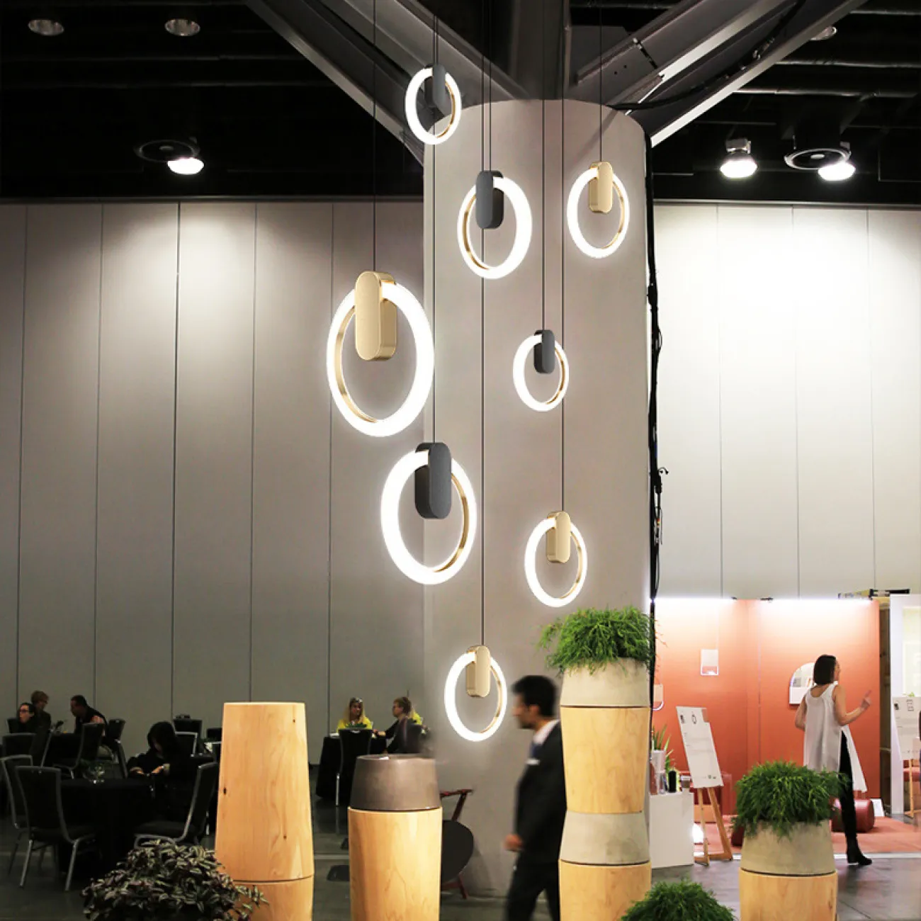 Подвесной светильник GINA D20 Black 4000К от ImperiumLoft