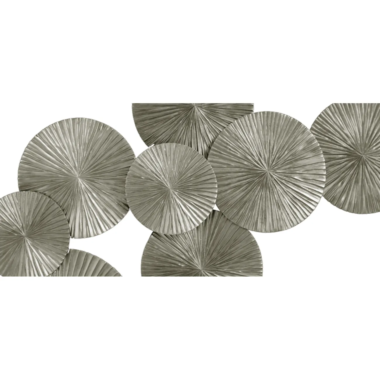 Арт-объект Apollo Silver Wall Plaque Disc от LaLume