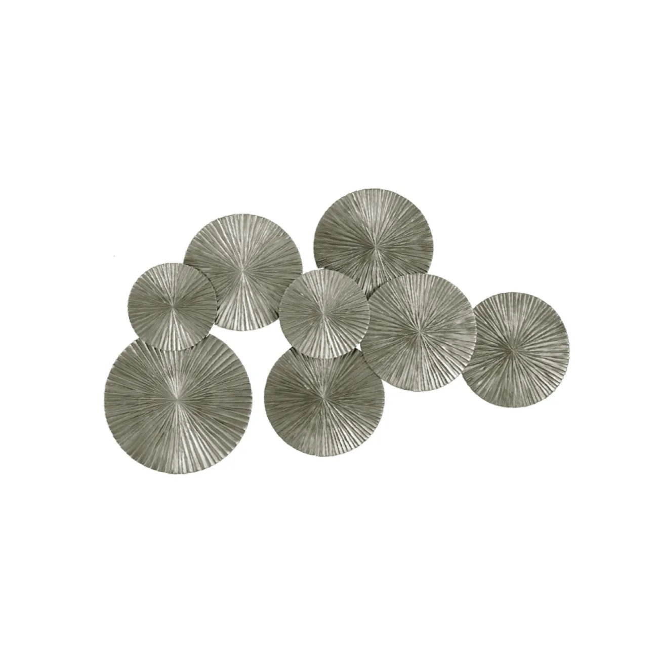 Арт-объект Apollo Silver Wall Plaque Disc от LaLume