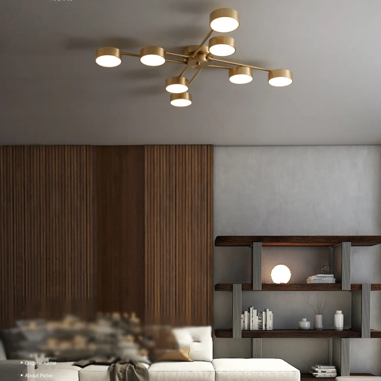 Потолочная люстра DAHLIA L6 от ImperiumLoft