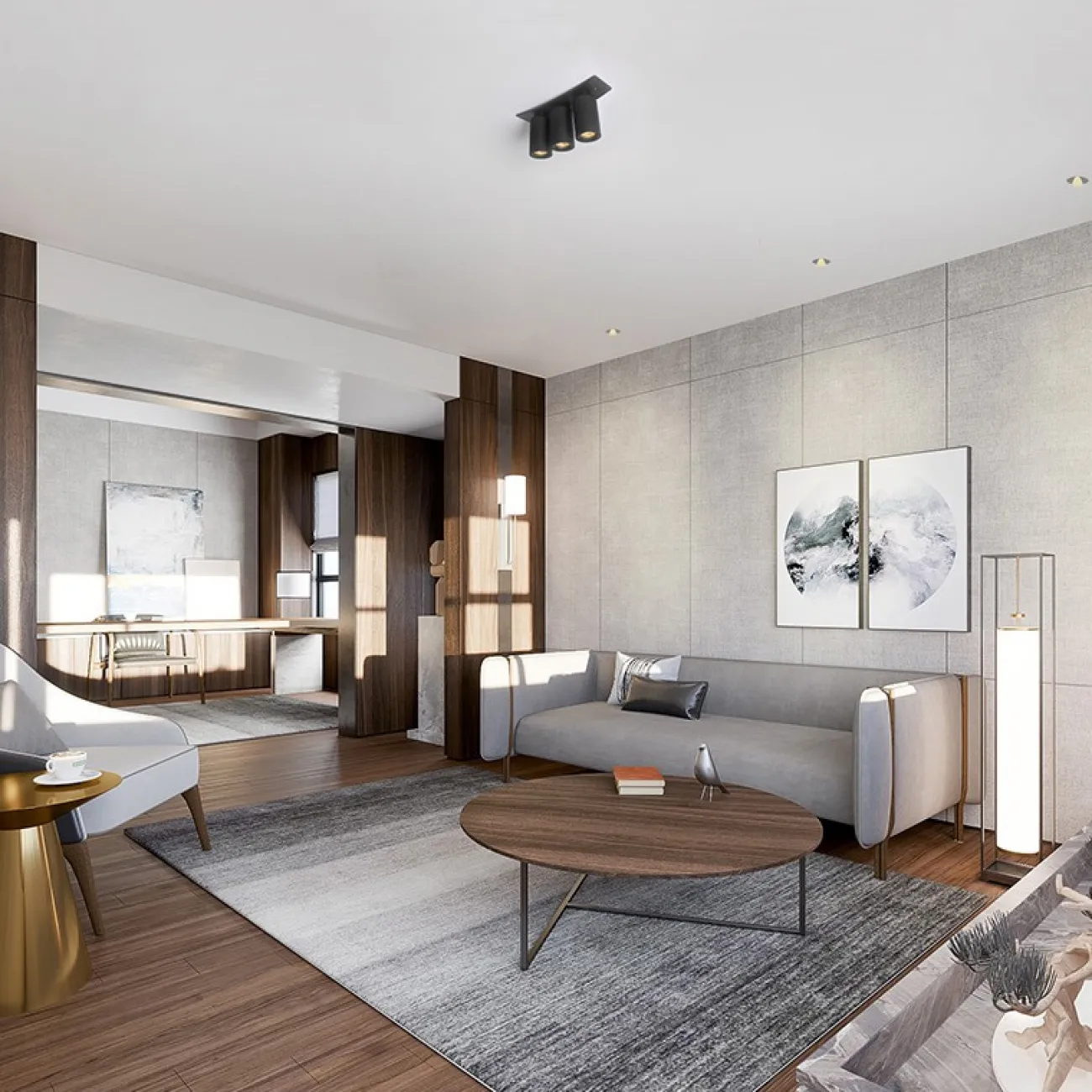 Потолочный светильник D TRIO Черный от ImperiumLoft