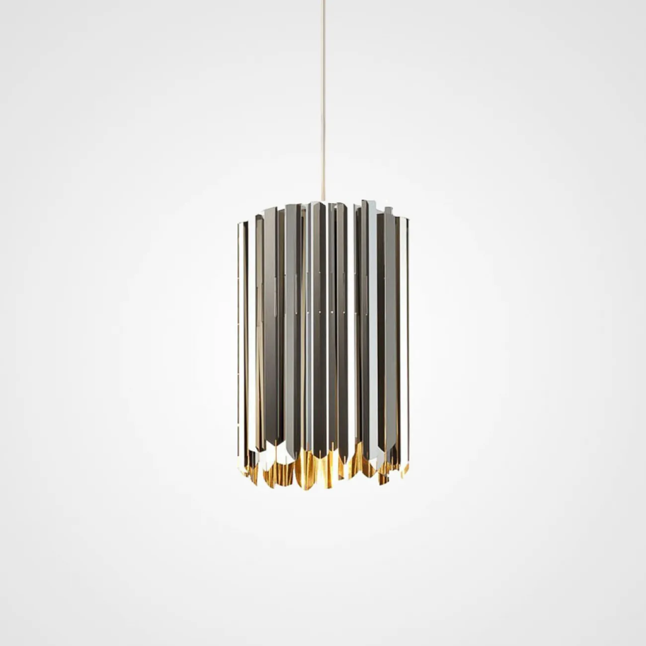 Подвесной светильник Tom Kirk Facet Pendant Gold от ImperiumLoft