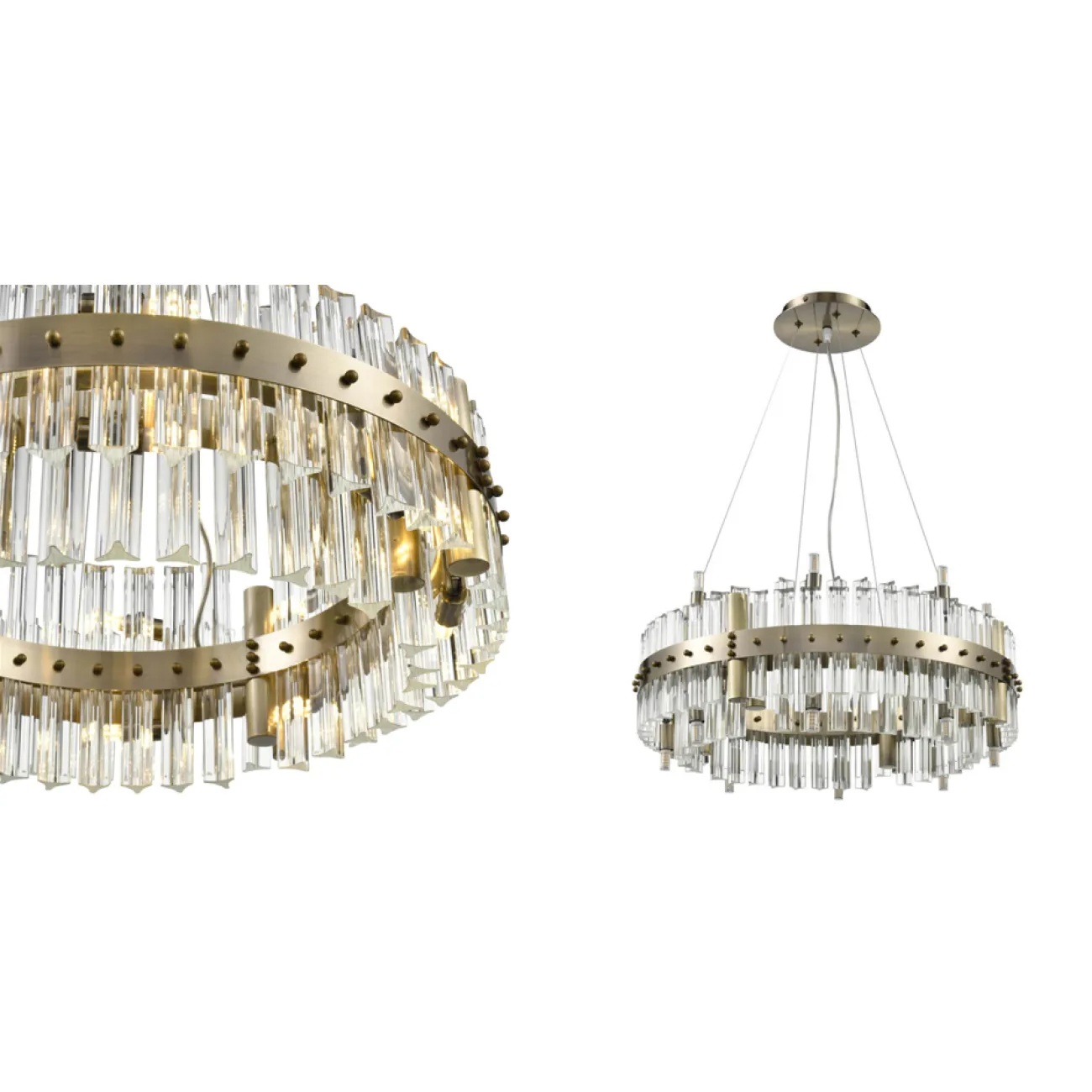 Люстра Saturno Not Baroncelli Bronze Chandelier