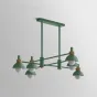 Подвесной реечный светильник FANTA LONG Green от ImperiumLoft