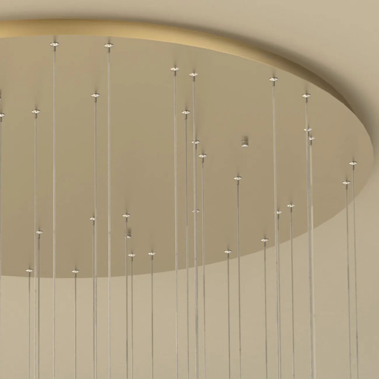 Готовая комбинация подвесных светодиодных светильников c прозрачными прямоугольными плафонами с клетчатой гравировкой AKSELINE D80