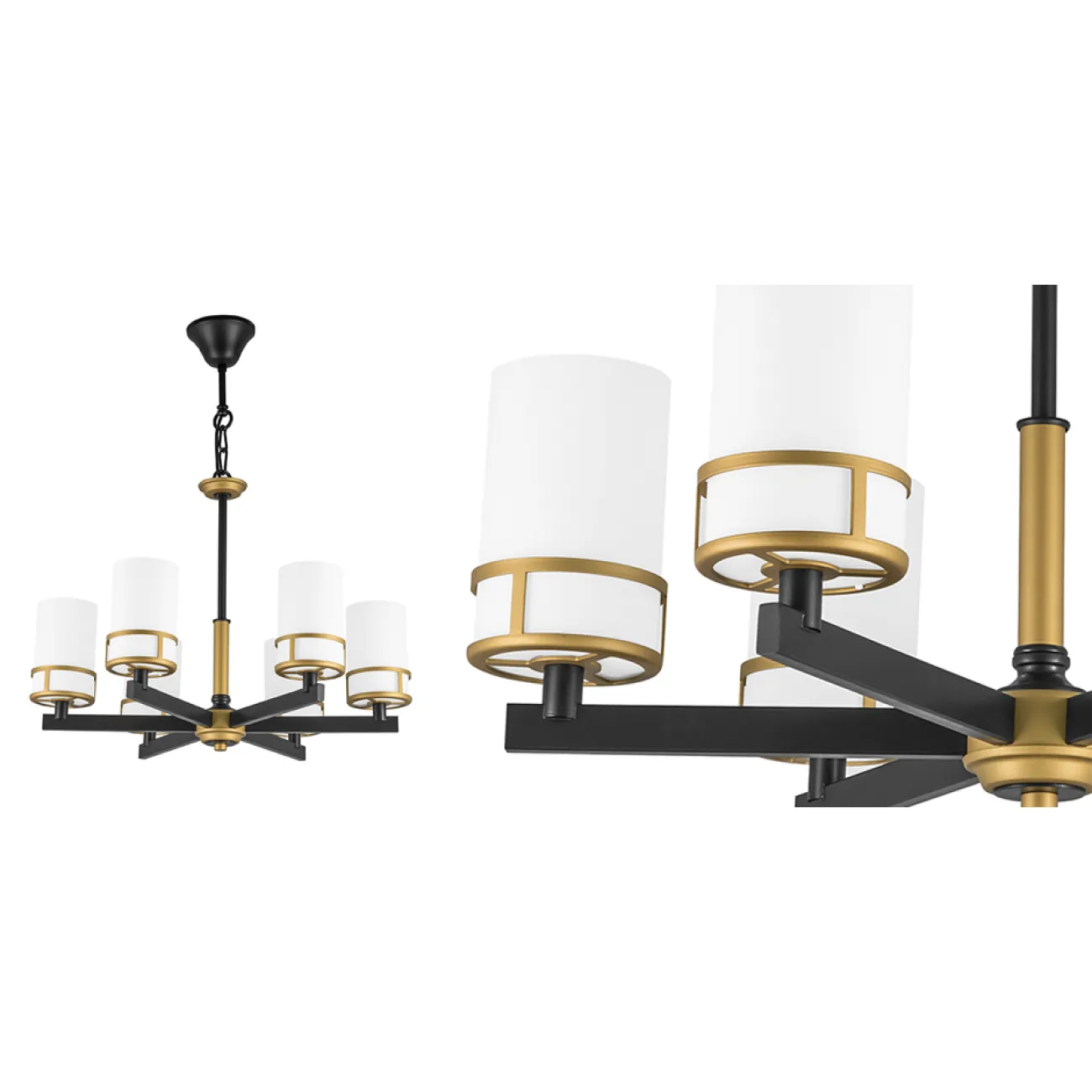 Подвесной светильник Olivier Frosted Gold от LaLume