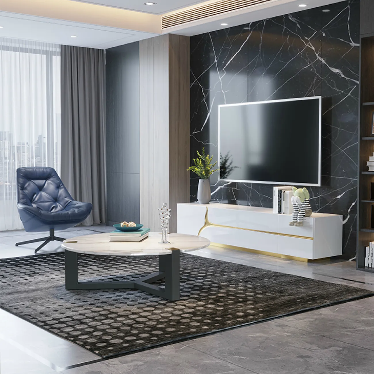 Дизайнерская тумба под TV - LaLume-TV00171