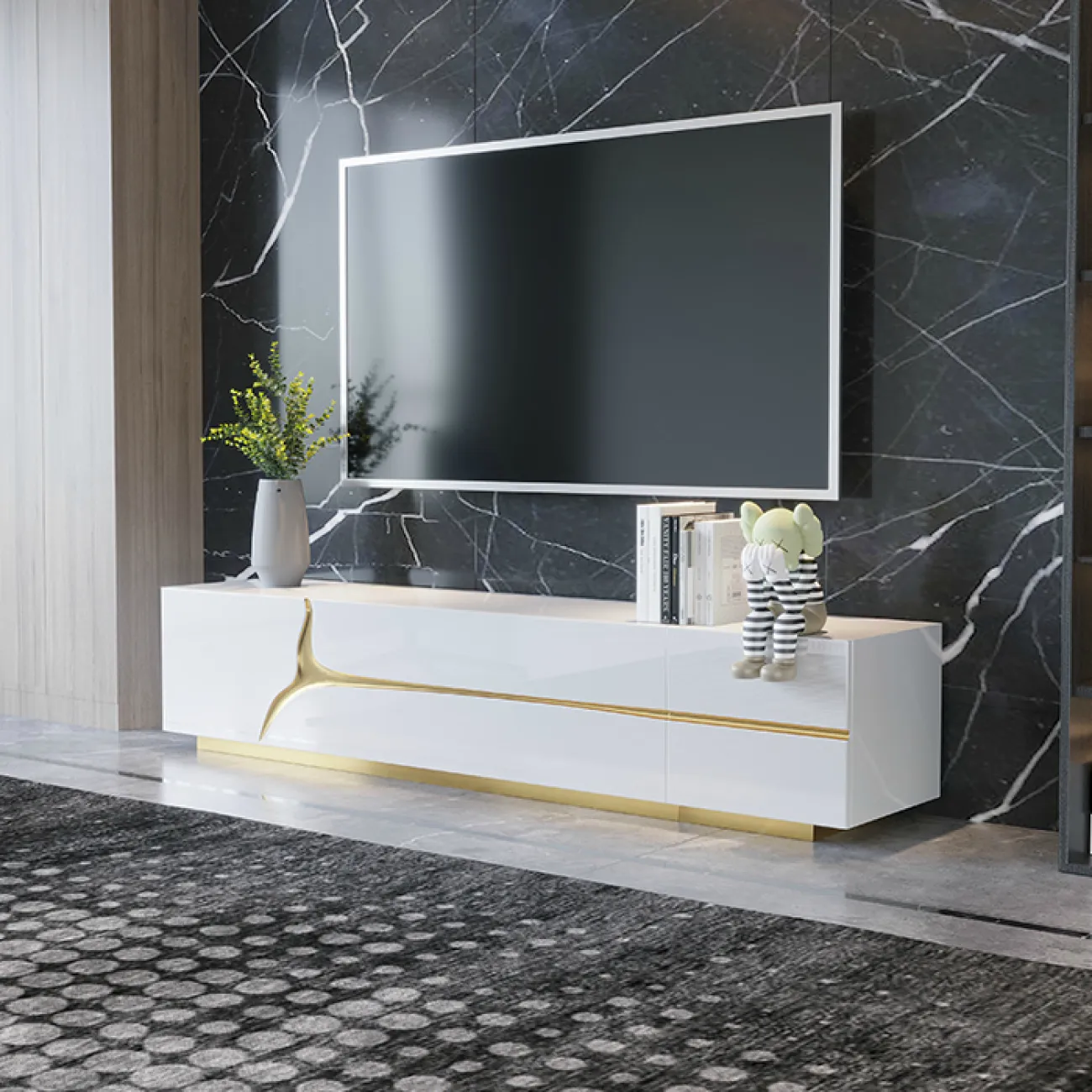 Дизайнерская тумба под TV - LaLume-TV00171