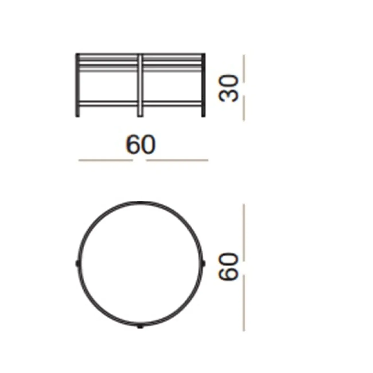 Столик Ula Low table ULA001 designed by Giannella Ventura in 2005 от LaLume