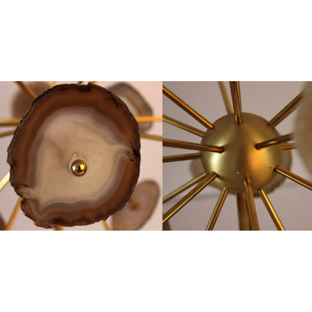 Аксессуар Agate Burst Brass от LaLume