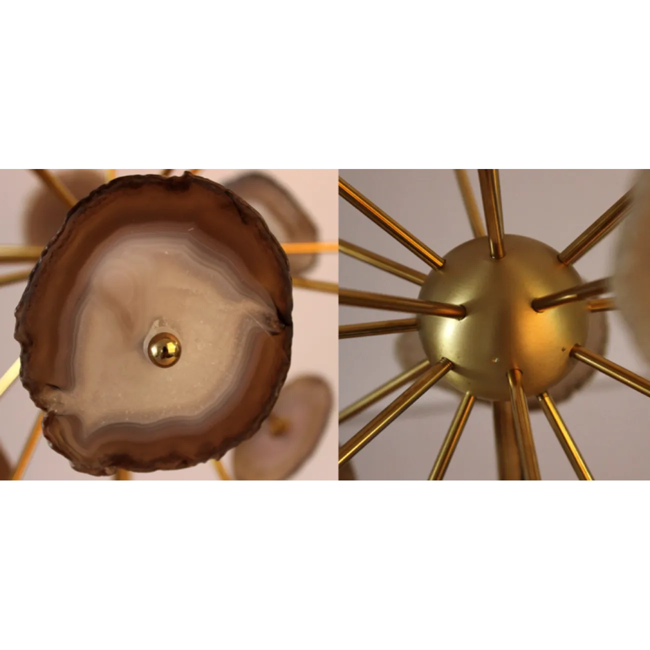 Аксессуар Agate Burst Brass от LaLume Аксессуар Agate Burst Brass от LaLume