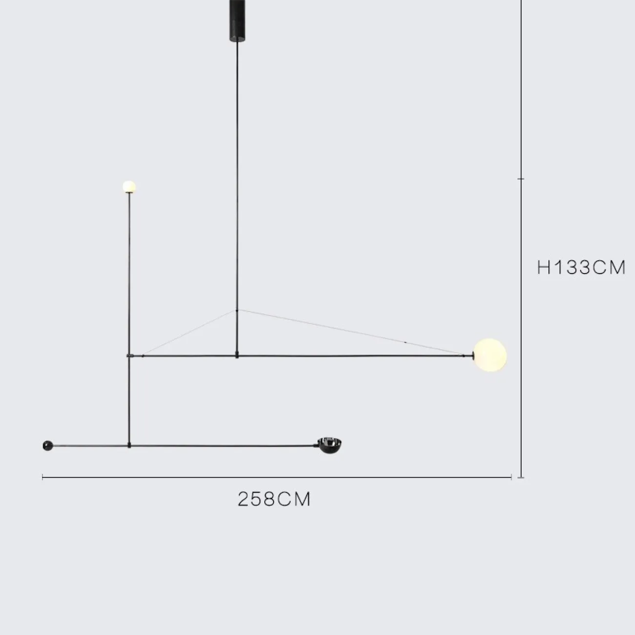 Подвесной светильник LINES K от ImperiumLoft
