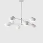 Люстра на штанге LANT D95 8 lamps  Black/White от ImperiumLoft
