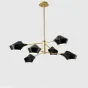 Люстра на штанге LANT D95 6 lamps Gold/Black от ImperiumLoft