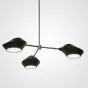 Люстра на штанге LANT D65 3 lamps Gold/Black от ImperiumLoft