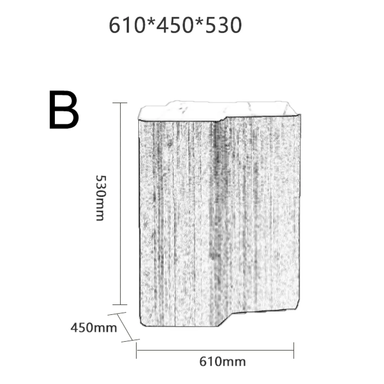 Дизайнерский журнальный столик LaLume-AP00244